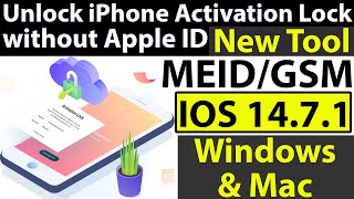 How to Unlock iPhone Activation Lock without Apple ID | All FIXED MEID/GSM iPhone Bypass IOS 14.7.1