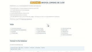 DbSchemaCLI - Database Universal Command Line Interface