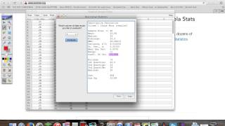 Statdisk How To