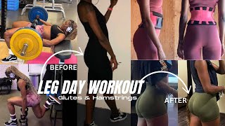 How To Structure Your Leg Day For Maximum Glute Gains: Bigger, Rounded \u0026 Lifted Glutes 🍑