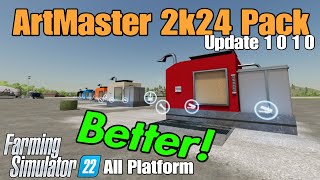 ArtMaster 2k24 Pack / FS22 UPDATE Dec 19/24