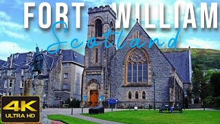 Fort William Scotland Walking Tour 4K, November 2023