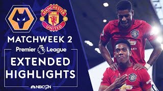 Wolves v. Manchester United | PREMIER LEAGUE HIGHLIGHTS | 8/19/19 | NBC Sports