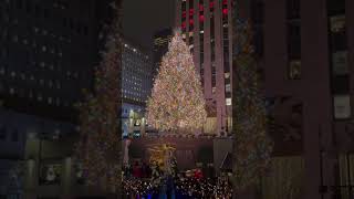 #tallest #christmastree #rockefeller #rockefellercenter #christmas #christmaslights #newyork #nyc