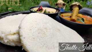 थत्ते इडली/plate idli/thatte idli soft and spongy thatte idli recipe