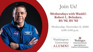 Wednesdays with WashU: Robert L. Behnken, BS '92, BS '92, NASA Astronaut