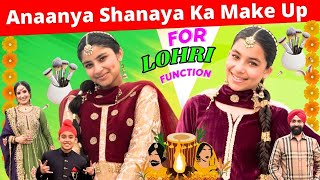 Anaanya & Shanaya Ka Make Up For Lohri Function | RS 1313 VLOGS | Ramneek Singh 1313