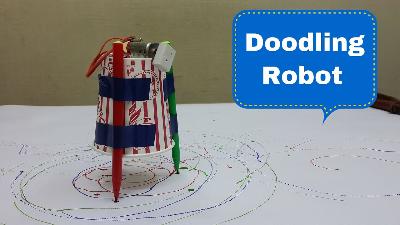 How To Make A Homemade DoodleBot (Doodling Robot): Very Easy - YouTube