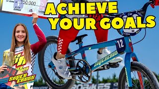 How to set and achieve goals in BMX Racing