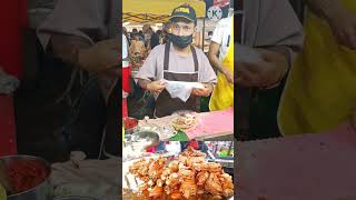 สั่งขาหมู 60 บาทราดข้าว ให้เยอะจนมองไม่เห็นข้าว #food #shortvideo #shortsfeed #foodie #streedfood