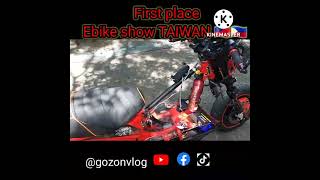 first place Ebike show TAIWAN/ka unahang nagsetup pinoy ebike sa taiwan