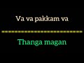 || Va va pakkam va || Thanga magan || vinyl audio ||