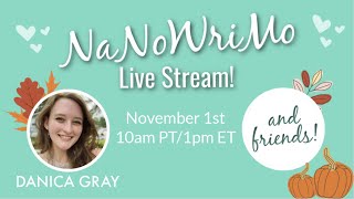 🍂🎃📝NaNoWriMo KICK-OFF PARTY! | come write with us! 📝🎃🍂