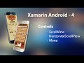 Xamarin Android Tutorial - 4 | Controls - ScrollView, HorizontalScrollView, Menu