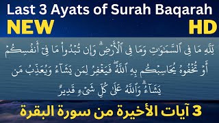 Last 3 Ayats of Surah Baqarah | 10 Times | Sura bakara ses 3 ayat