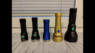 Astrolux EC01, EC03, EA01, FT03, FT02S comparison