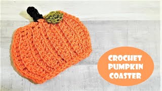 Crochet Pumpkin Coaster/Applique | Crochet With Samra