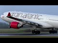 Virgin Atlantic Airbus A330-200 Short Take Off at Manchester Airport