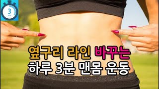 집에서 옆구리 라인을 바꾸는 하루 3분 맨몸 운동