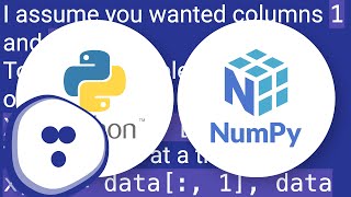 Extracting specific columns in numpy array