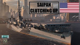 Saipan Ranked, Clutching up - World of Warships