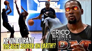 Kevin Durant Shows WHY HE'S THE BEST SCORER ON EARTH at Rico Hines Private Runs!!