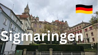 Sigmaringen, Germany. Virtual City Tour, 4K, 60 FPS