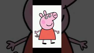 Peppa Pig 🐽 drawing easy step-by-step #shorts #youtubeshorts #viral #easydrawing #drawing