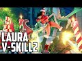 [SFV:CE] 5 V-Skills in 1 Combo!? Laura New V-Skill 2 Combos