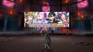 SAOIF: Bullying Warden and Free 330 gacha day 22