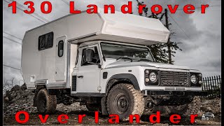 Landrover 130  Overland Camper Conversion.