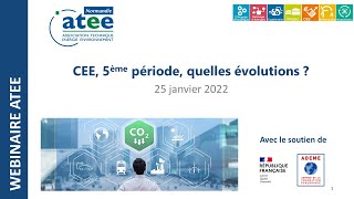 ATEE - CEE 5ème période, quelles évolutions ?