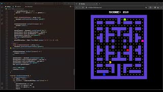 ASMR Programming - Coding PacMan - No Talking - JavaScript, HTML, CSS