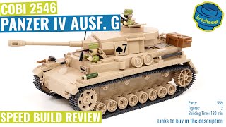 COBI 2546 - Panzer IV Ausf. G *Afrika Korps* - Speed Build Review