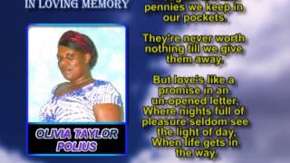 Olivia Taylor Polius memorial