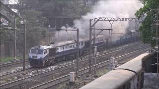 Heavily Smoking Ltt Kcvl SF Exp \u0026 Superbly Accelerating SF Deccan Queen - Double Capture !