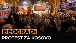 Građani u protestnoj šetnji centrom Beograda protiv plana za Kosovo