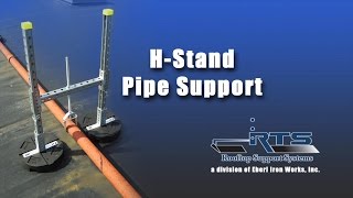 How to Install Rubber Base Roof Pipe Supports Video