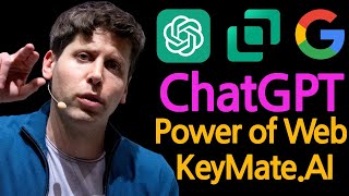 Now you don't have to google. The most powerful web crawling ChatGPT Plugin keymate.ai search