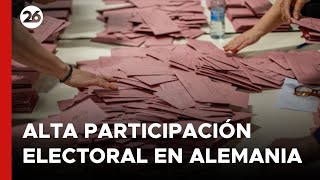 Votó el 83% del padrón electoral en Alemania