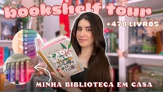 bookshelf tour 2025 📚✨ tour pela minha estante com +470 livros