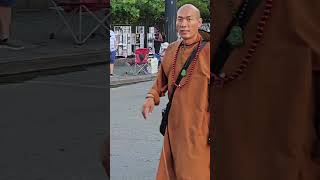 Fake Monk on Royal Street #shorts #neworleans #travel #trending #scammer #scam