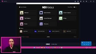 NDI Webcam - Walkthrough, Tutorial for the NDI Webcam in NDI TOOLS