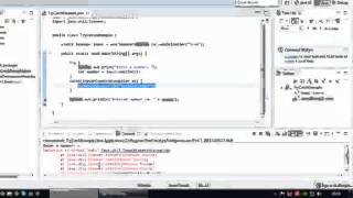 JAVA Programming Tutorial Using a Try Catch construction for invalid Input