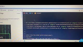 Coding practice-3#bootstrap #coding coverpage