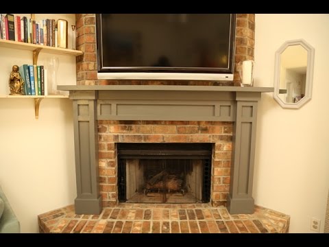 Build a Mantel Over a Brick Fireplace Build a Mantel Over a Brick Fireplace