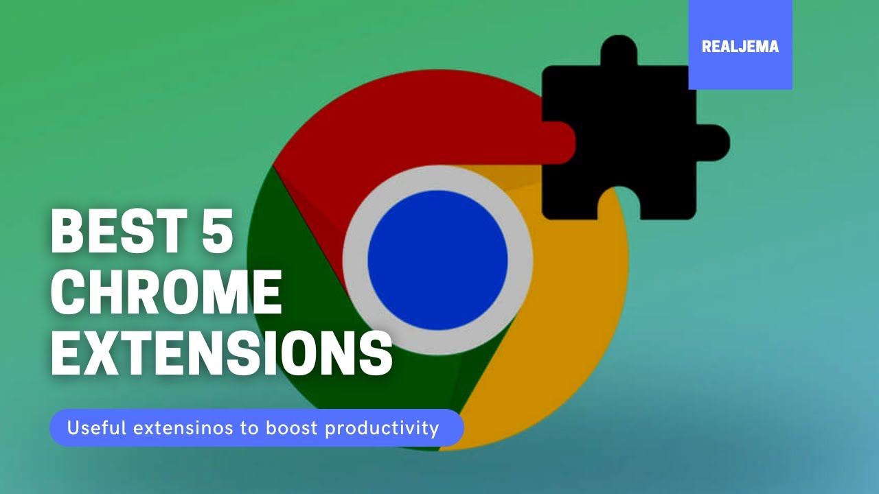 Best 5 Chrome Extensions Part 2 - YouTube