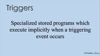 PL SQL tutorial 14 Introduction of PL SQL Triggers in Oracle Database By Manish sharma