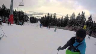 GoPro skiing Klinovec / Keilberg