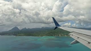 Boeing 737-900ER | Landing in St Lucia | Vacation 2024 | UVF Airport-Hewanorra International Airport